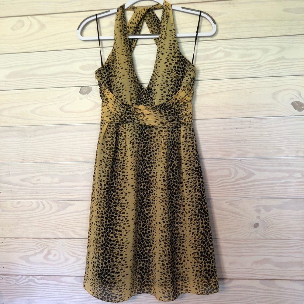 Guess animal print halter style dress - Picture 1 of 7